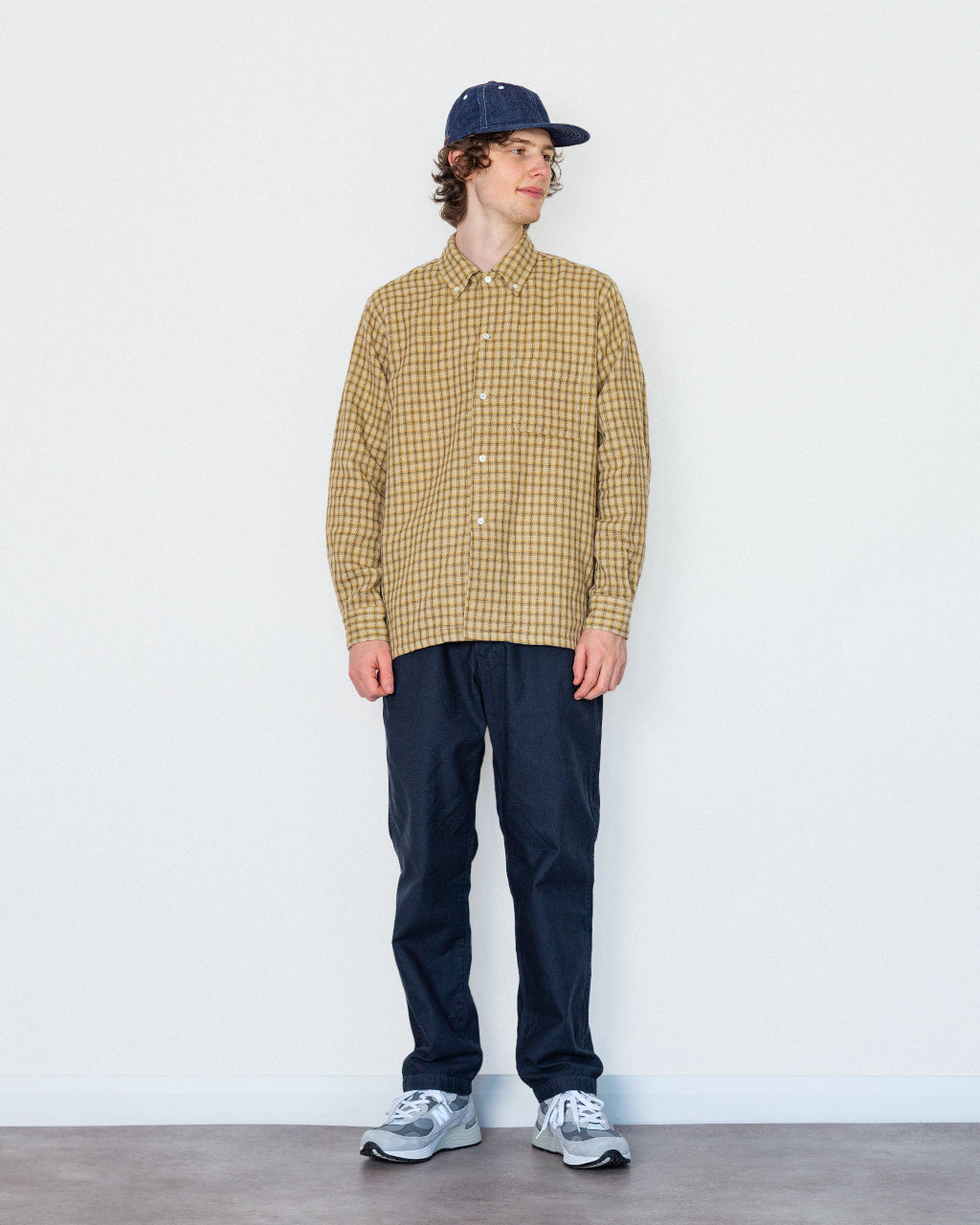 Open B.D. Panama Plaid Double Face - Beige