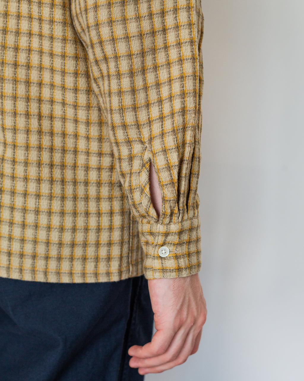 Open B.D. Panama Plaid Double Face - Beige