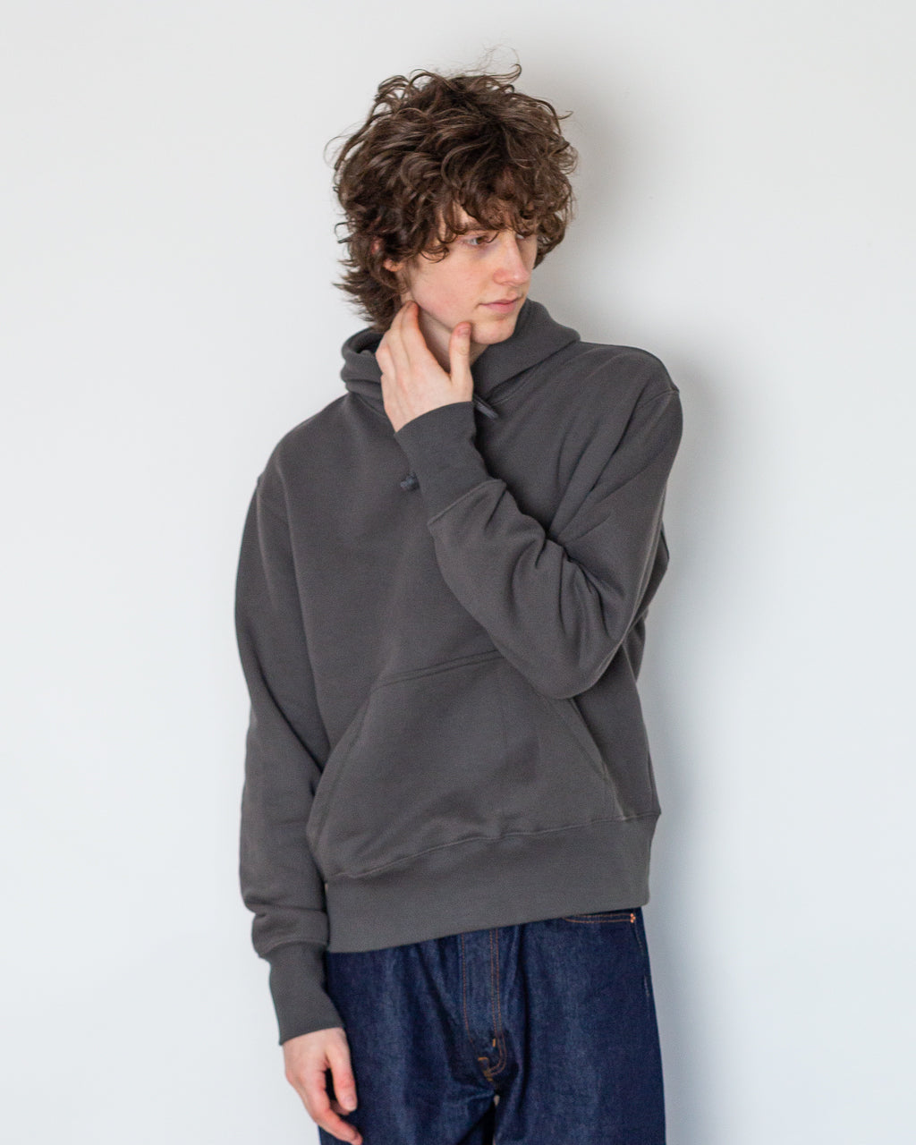 Loopback Hoodie - Washed Black
