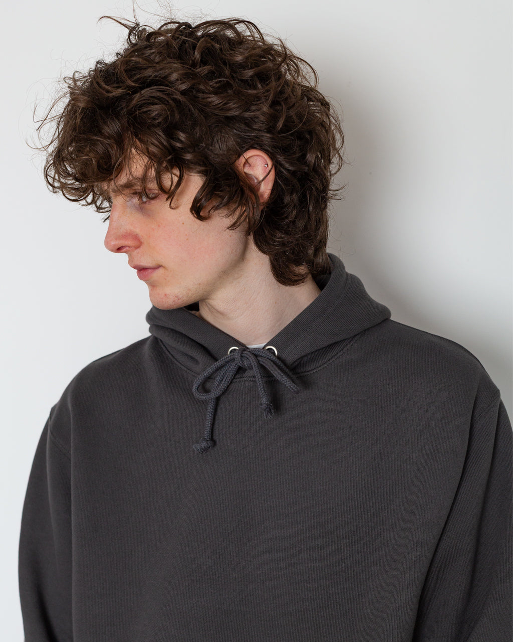 Loopback Hoodie - Washed Black