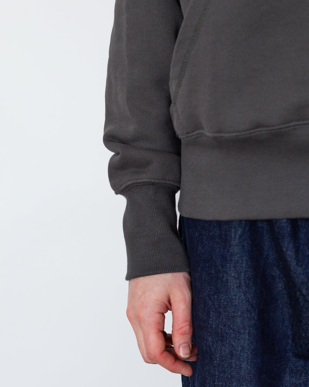 Loopback Hoodie - Washed Black