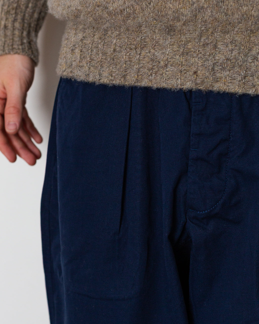 Oxford Pant - Micro Canvas Navy