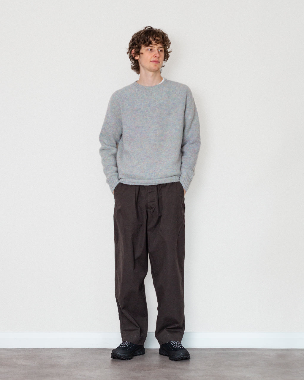 Oxford Pant - Micro Canvas Brown