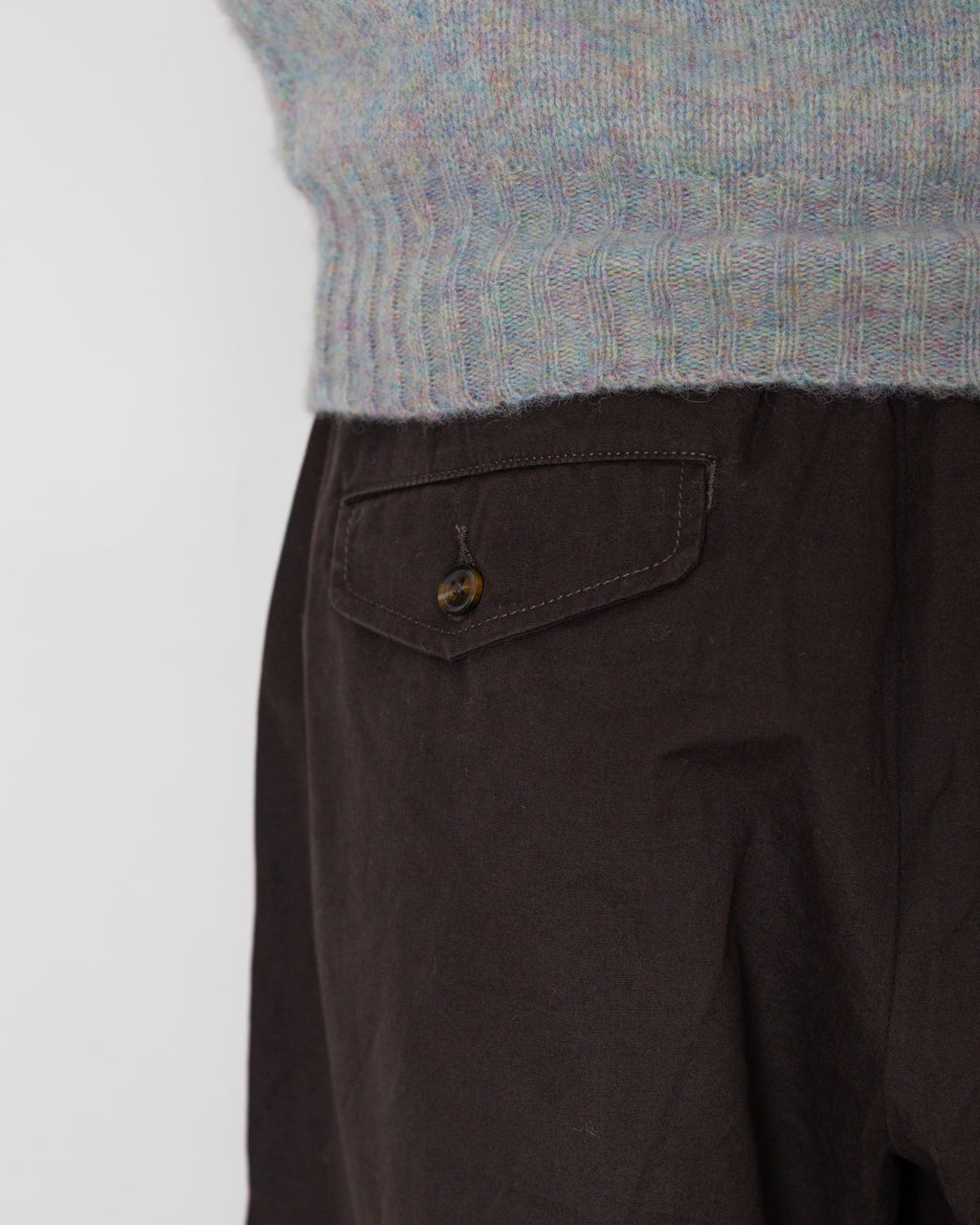Oxford Pant - Micro Canvas Brown