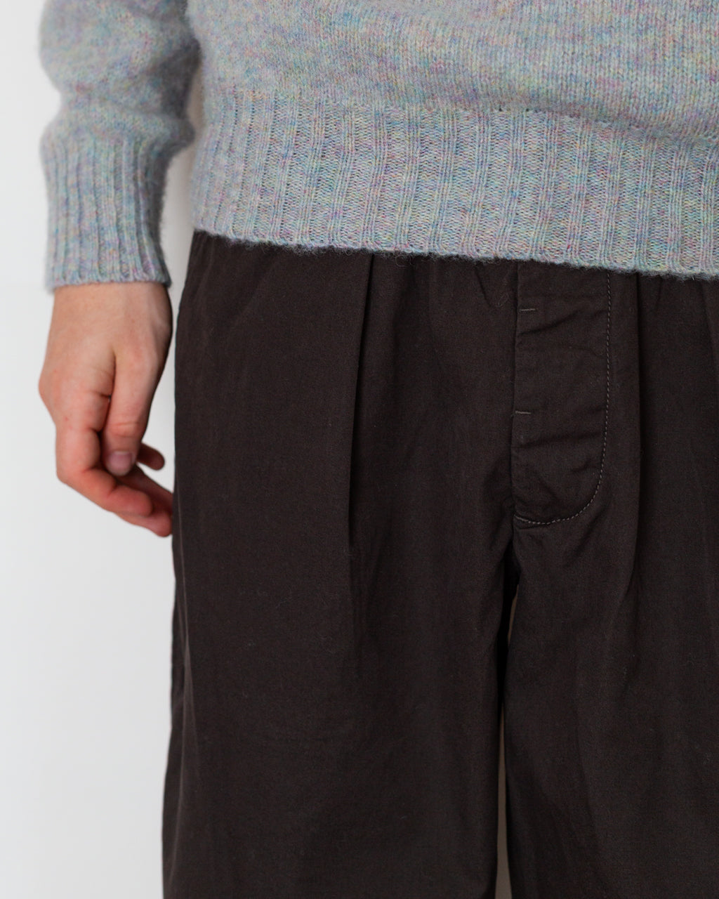 Oxford Pant - Micro Canvas Brown