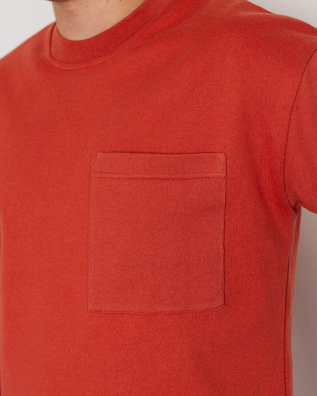 Heavy L/S Slub T-Shirt - Stone Brest