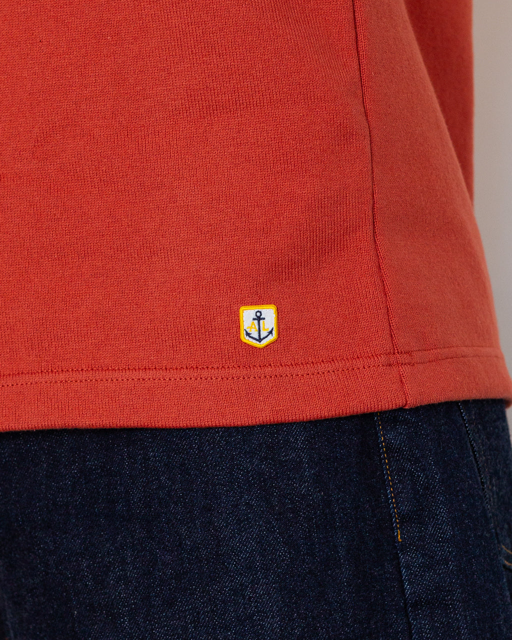 Heavy L/S Slub T-Shirt - Stone Brest