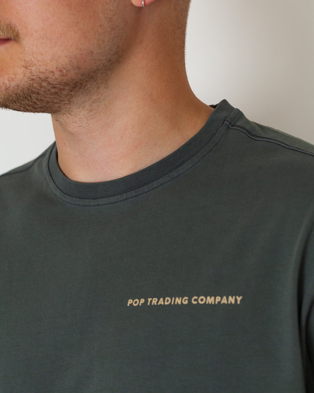 Logo T-Shirt - Washed Charcoal/White Pepper