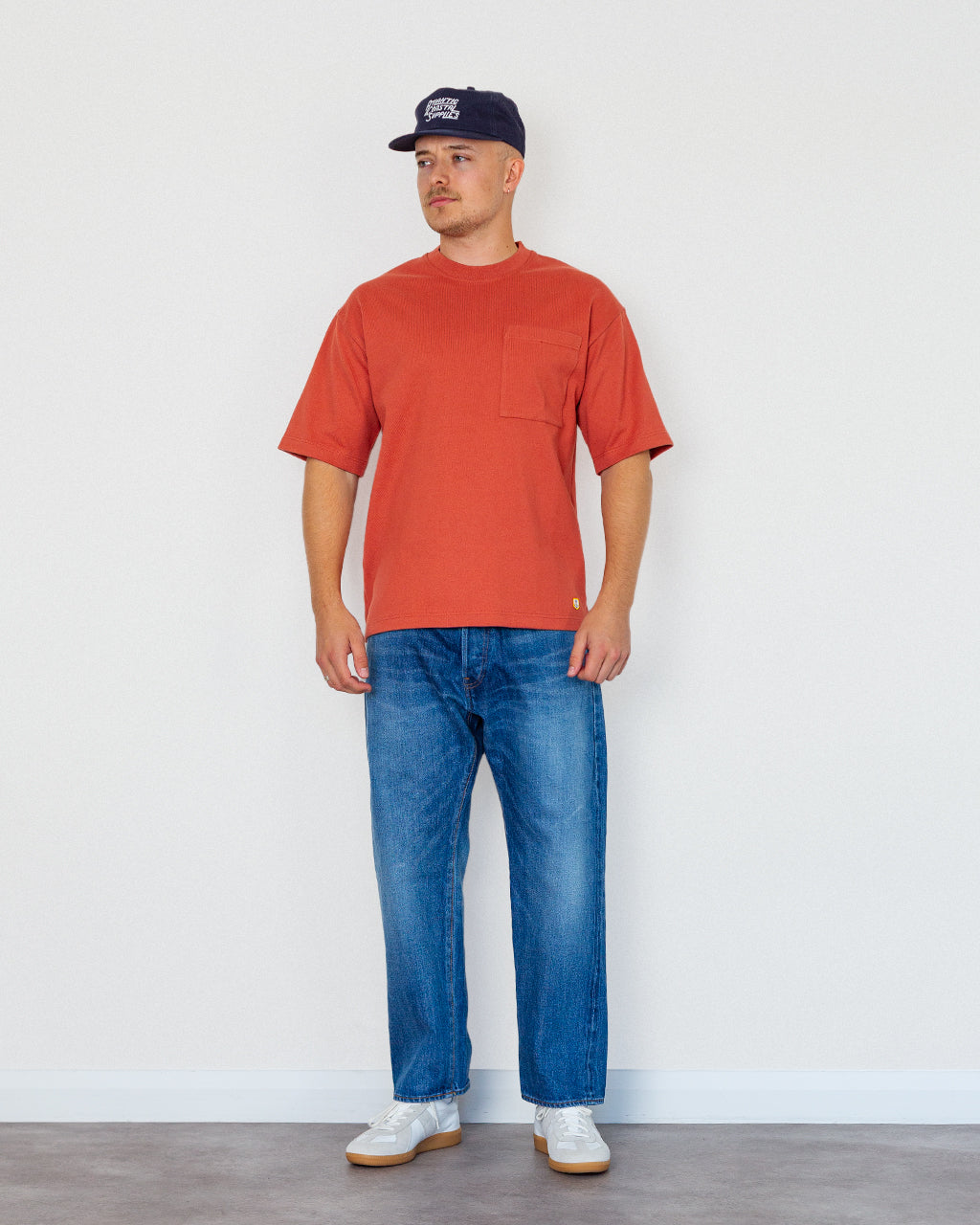 Heavy S/S Slub T-Shirt - Stone Brest