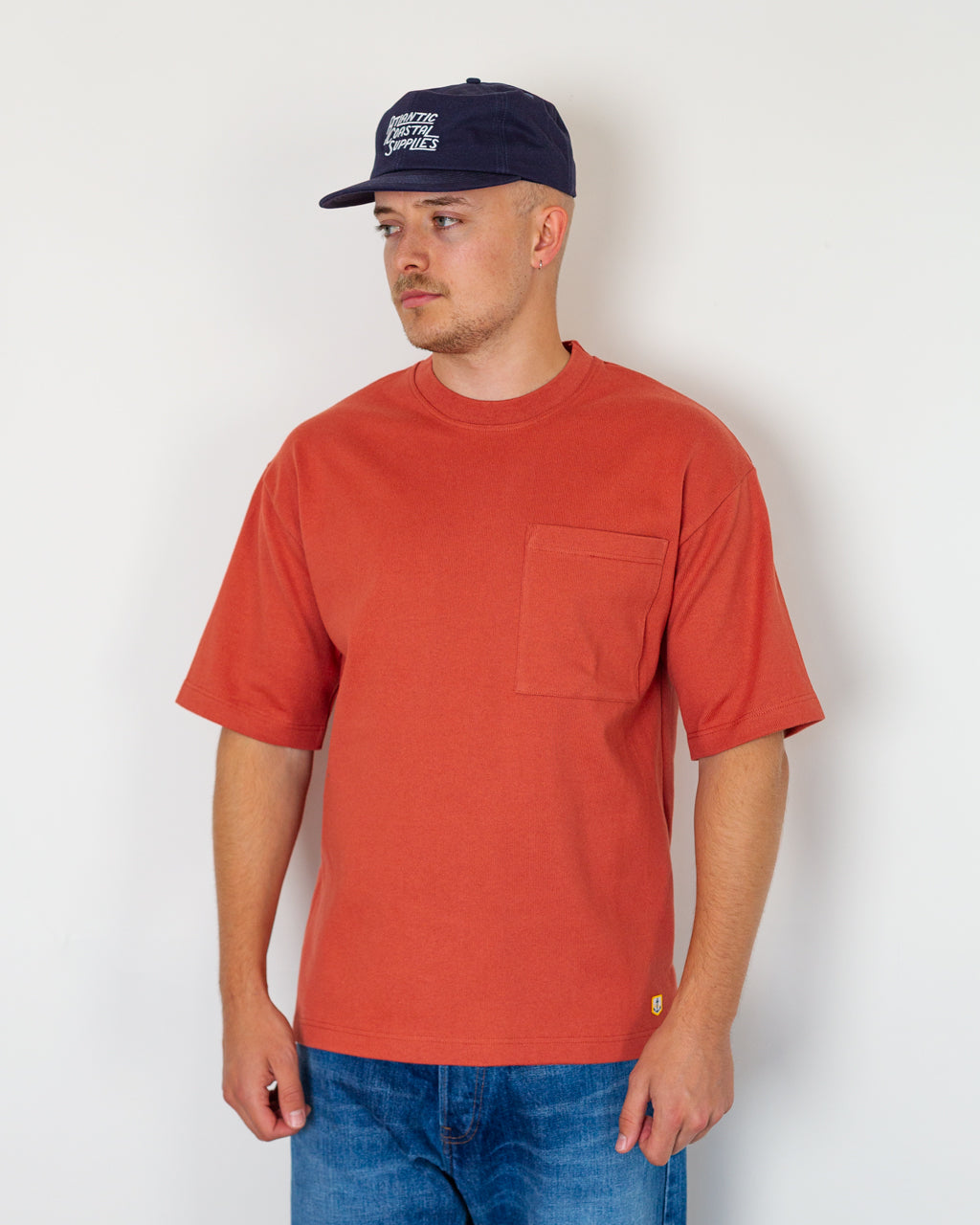 Heavy S/S Slub T-Shirt - Stone Brest