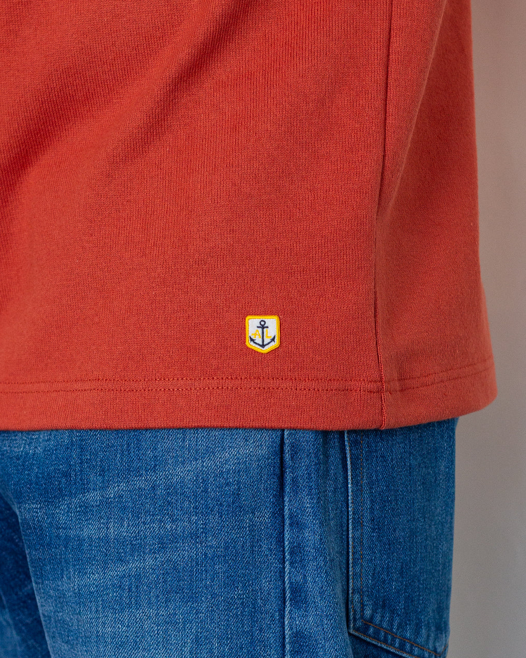 Heavy S/S Slub T-Shirt - Stone Brest