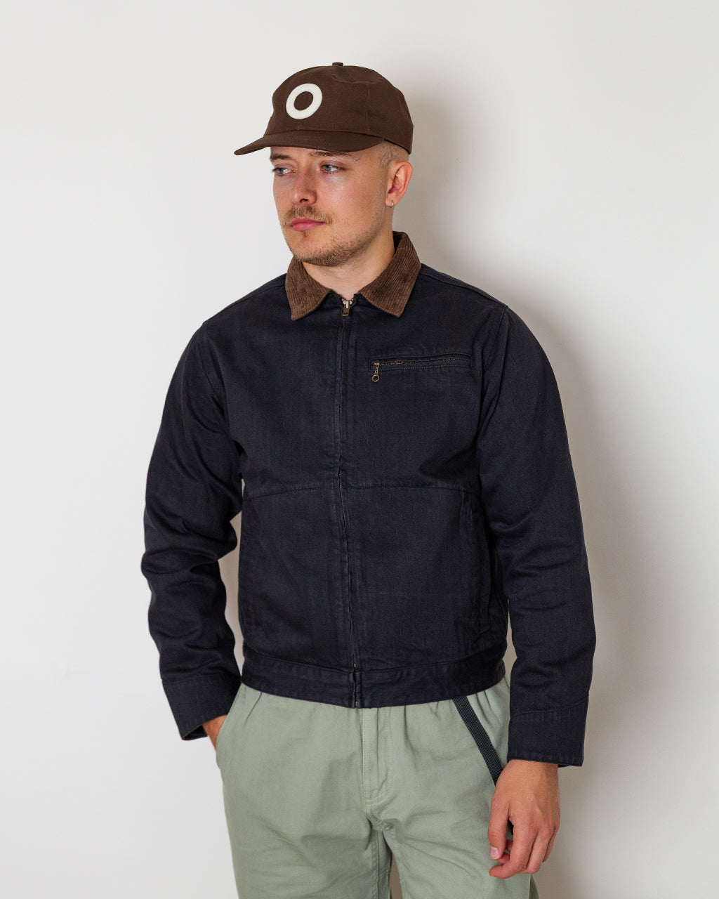 Japanese Denim Trucker Jacket - True Black