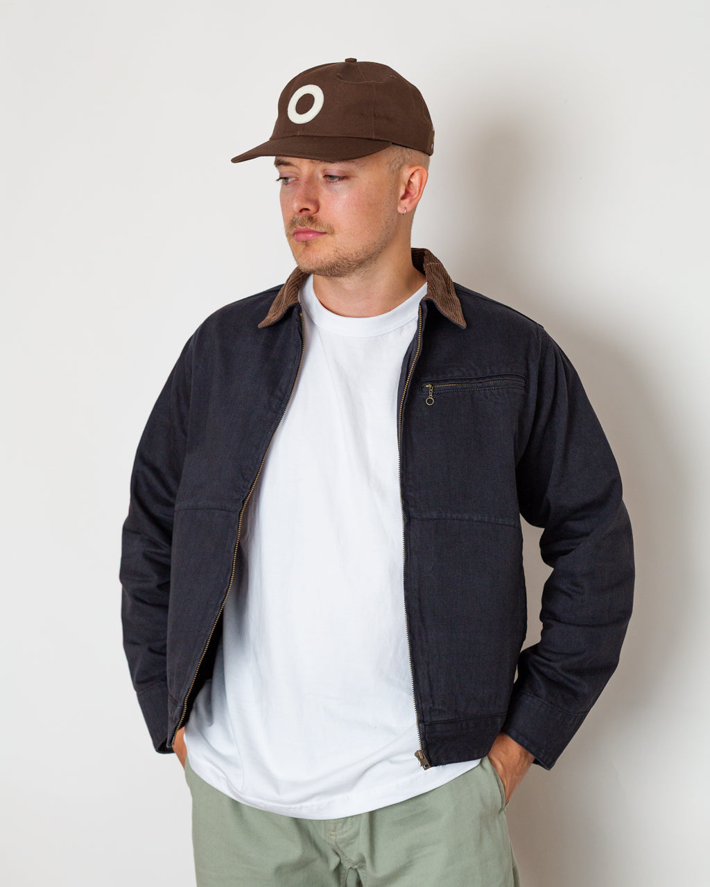 Japanese Denim Trucker Jacket - True Black
