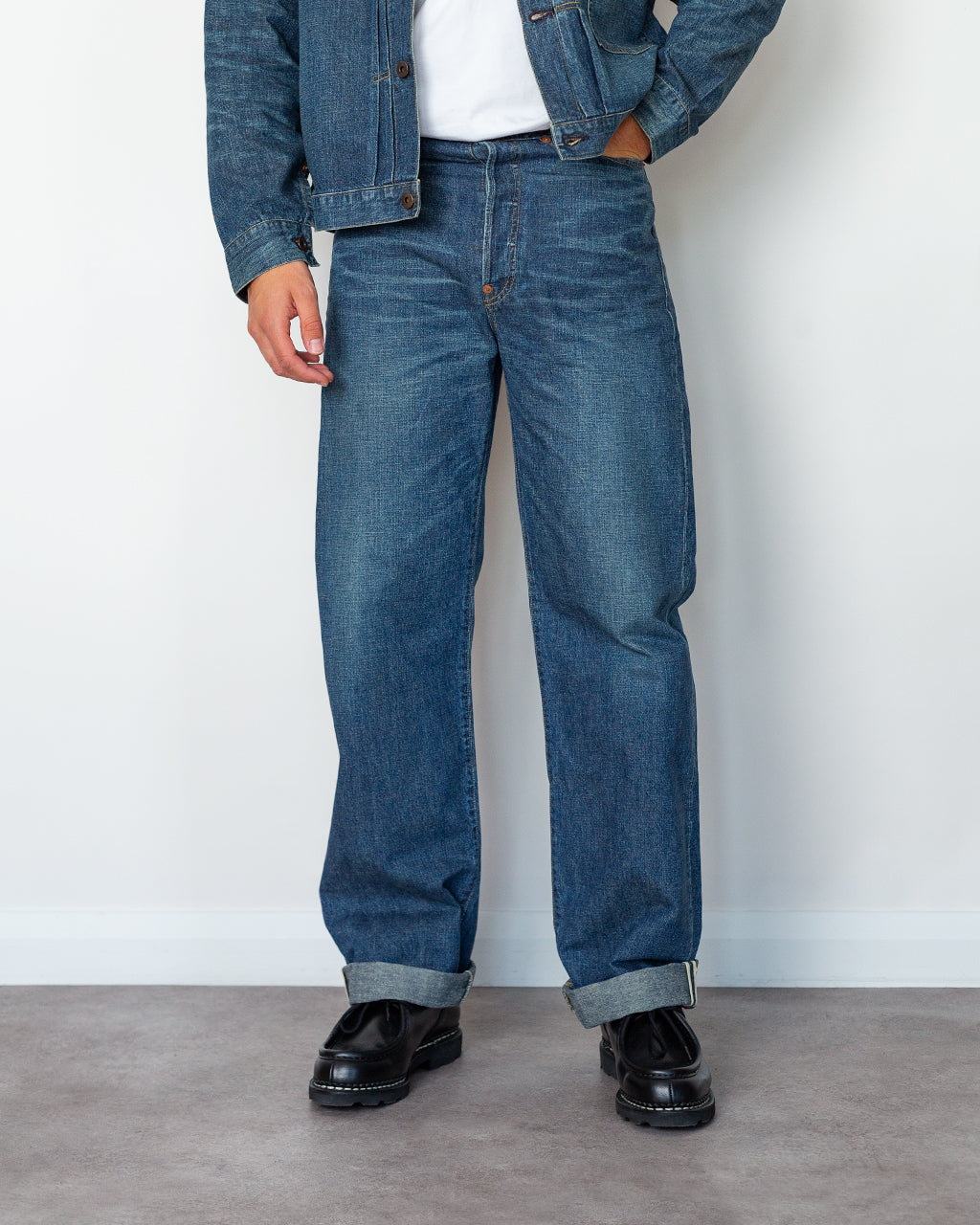 Damaged Denim Trouser - Damaged Indigo