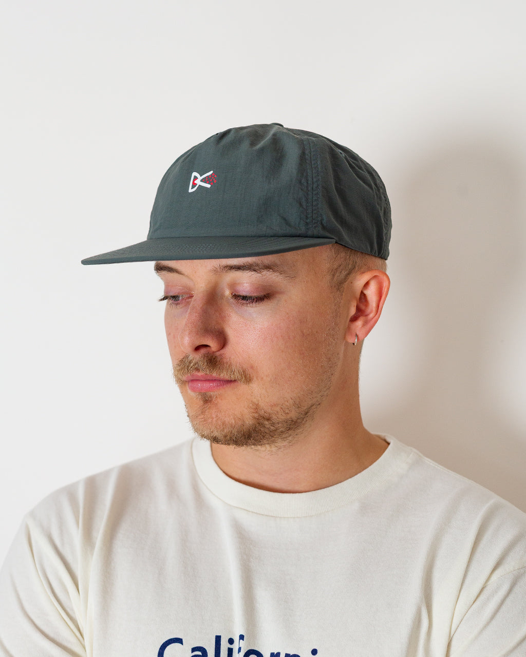 Paneled Nylon Hat - Cool Sage