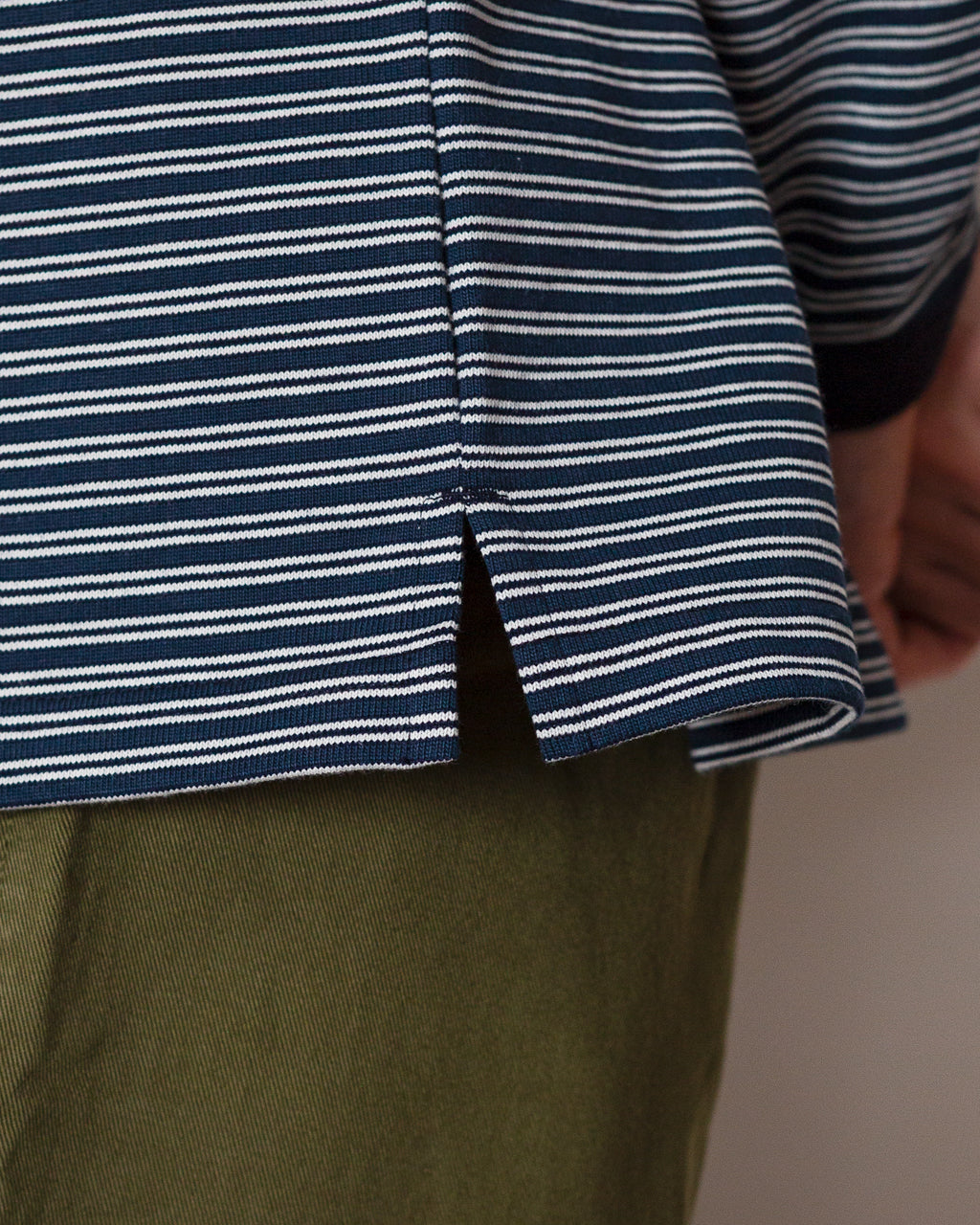 Powell Long Sleeve Stripe T-shirt - Evergreen