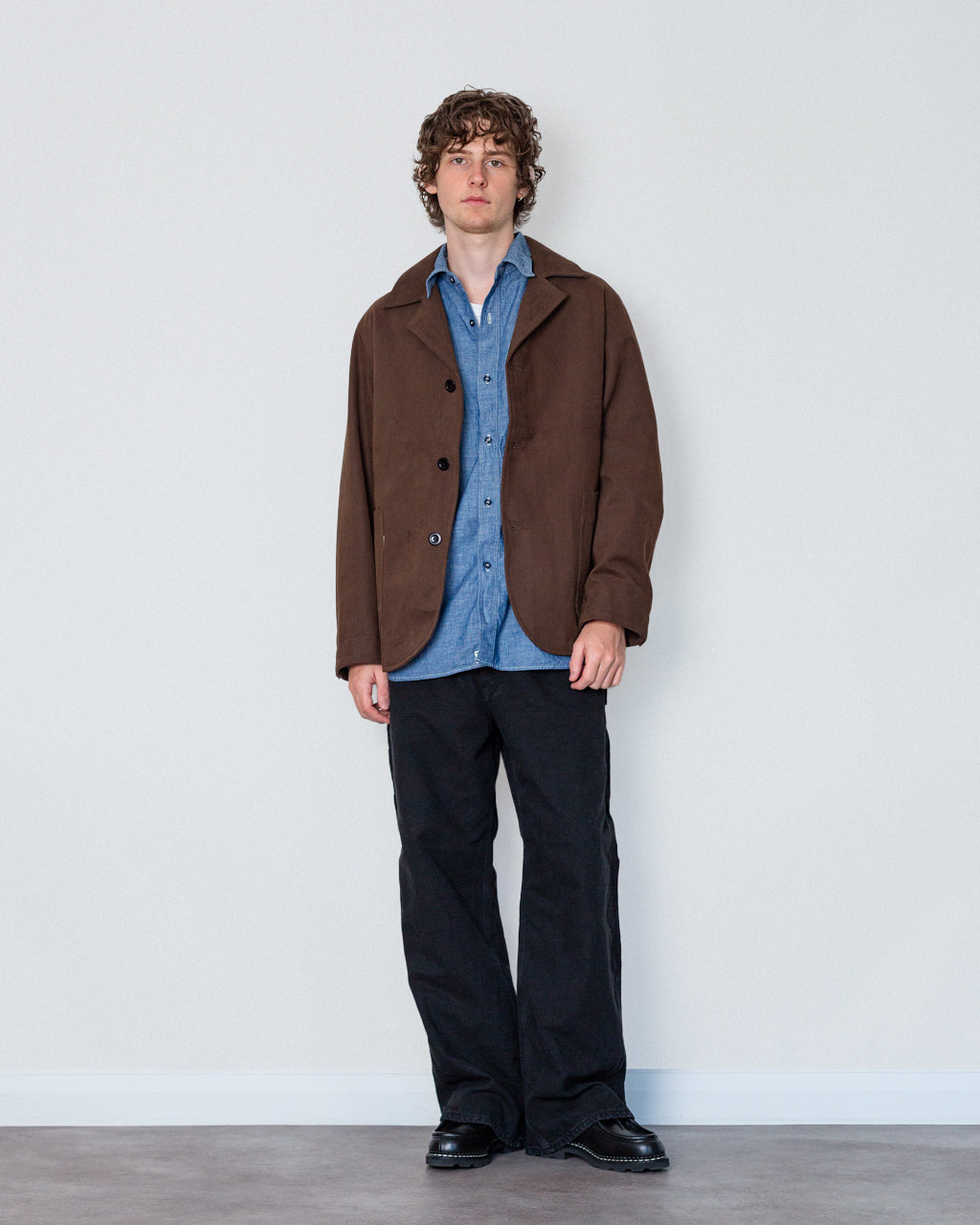 Bruton Blazer - Dark Brown/Lavet/French Navy