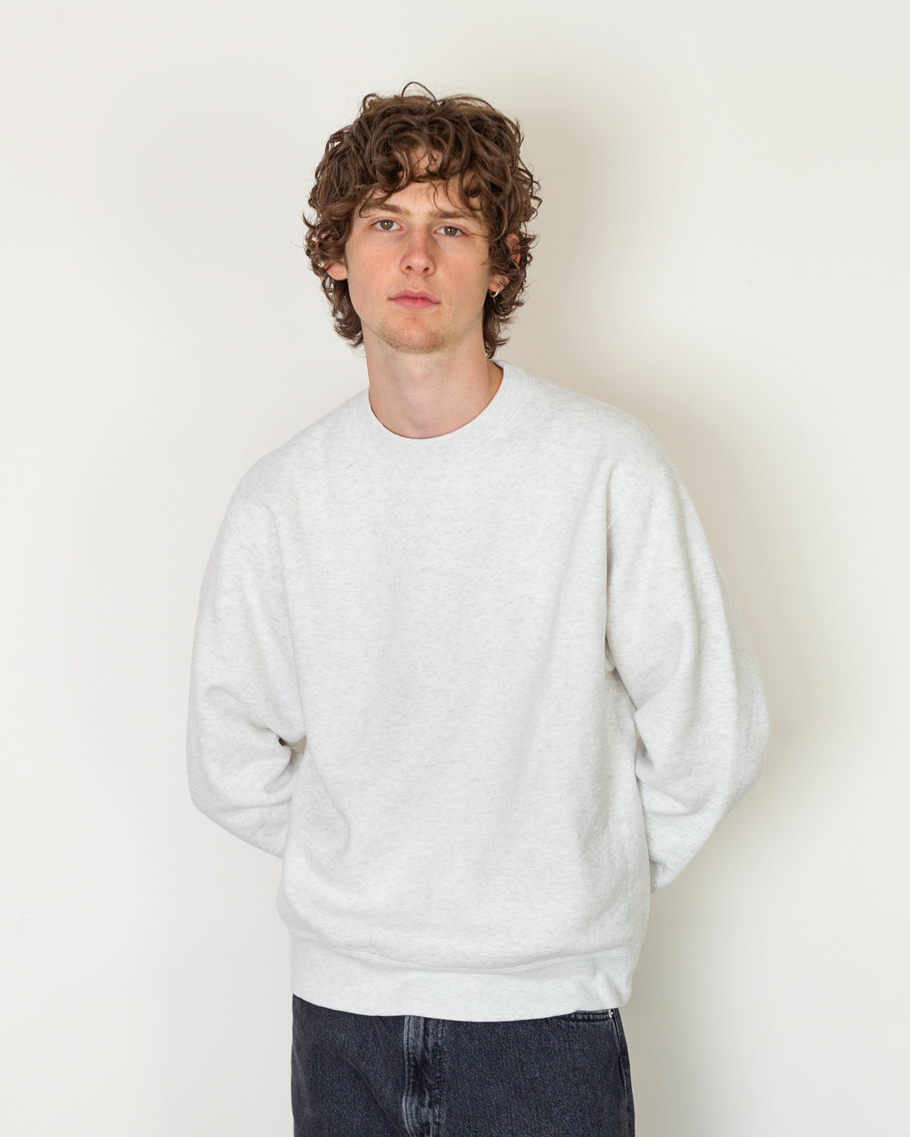 Sweat Crew Raised Back - Ash
