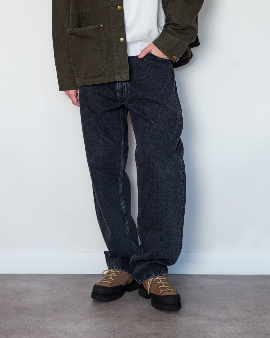 101 Dad Fit Jean - Black Denim Stone
