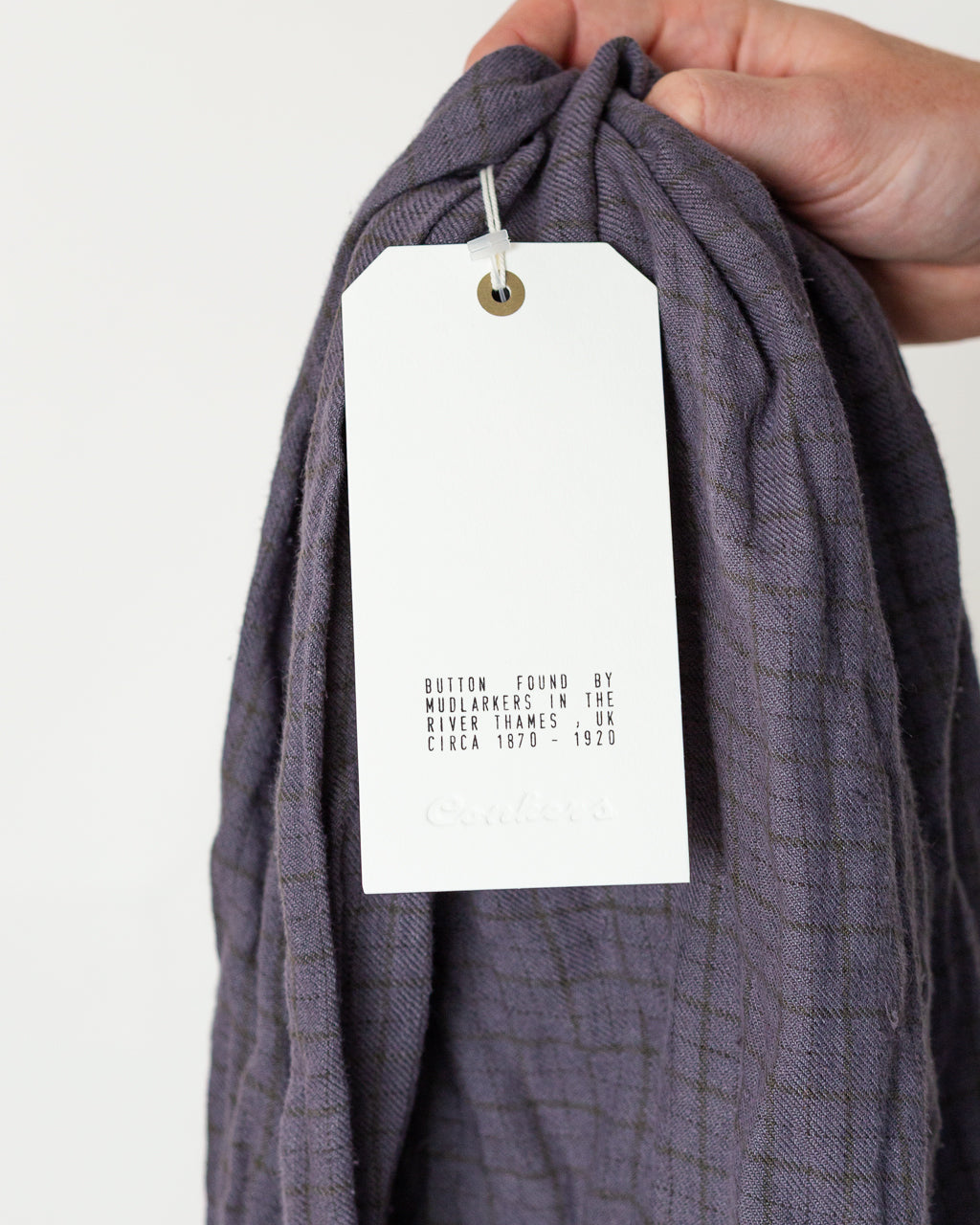 Knot Scarf - Blue Overdye