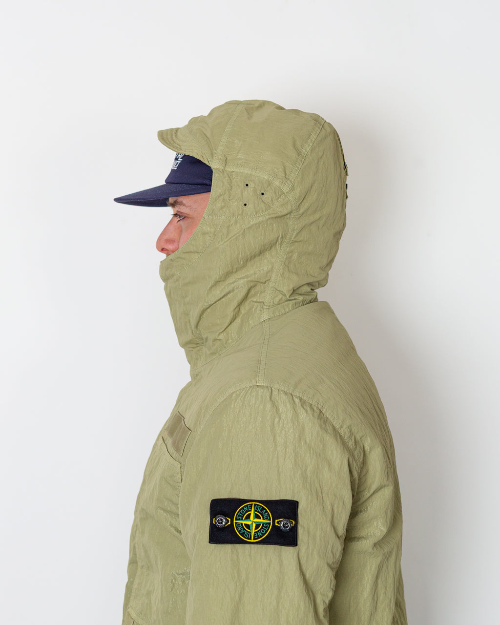 Warp Rib Nylon-TC Short Parka - Laurel Green V005N