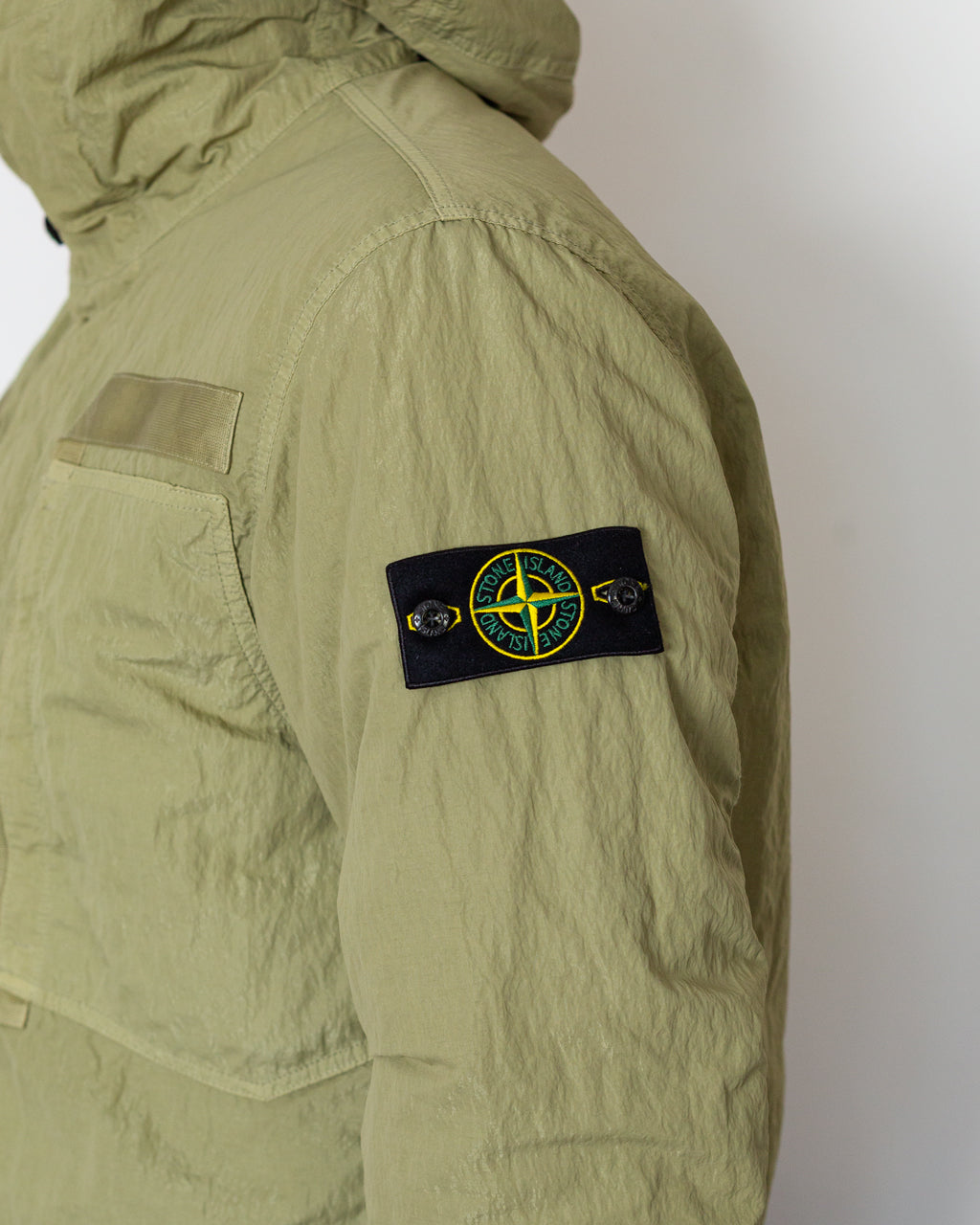 Warp Rib Nylon-TC Short Parka - Laurel Green V005N