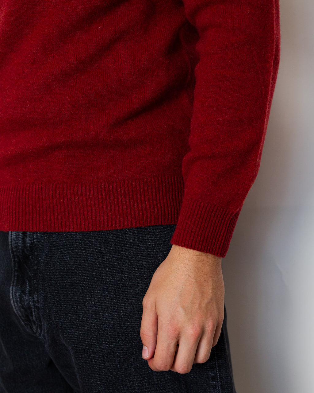 Knit Polo 9G - Burgundy