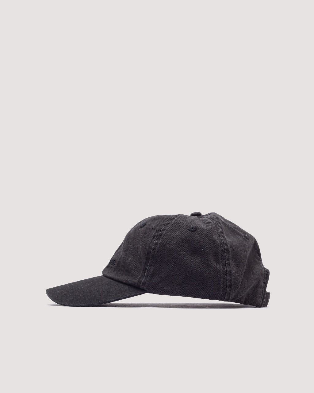 Gabardine Baseball Cap - Black V0029