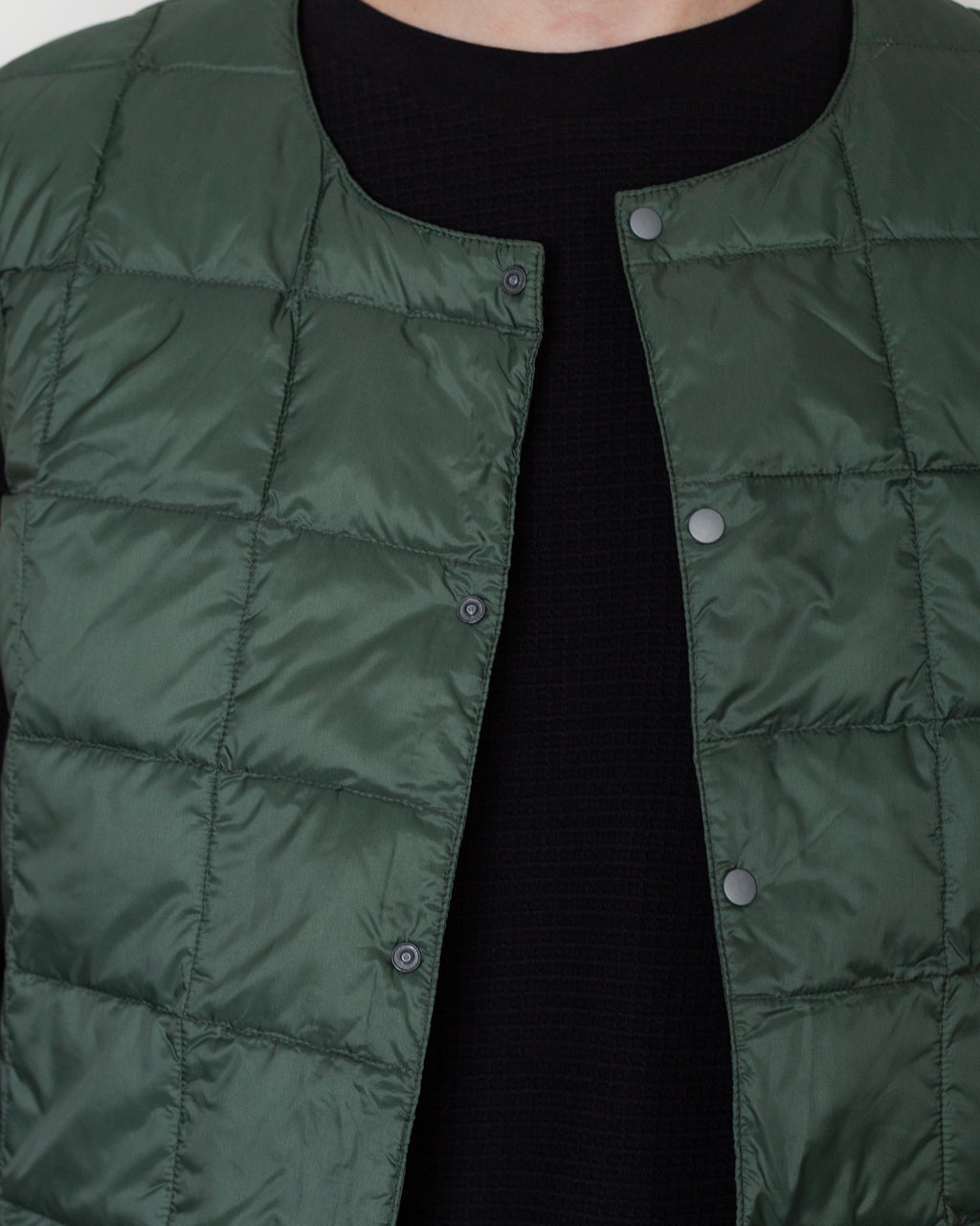 Crew Neck Vest - Dark Sage Green