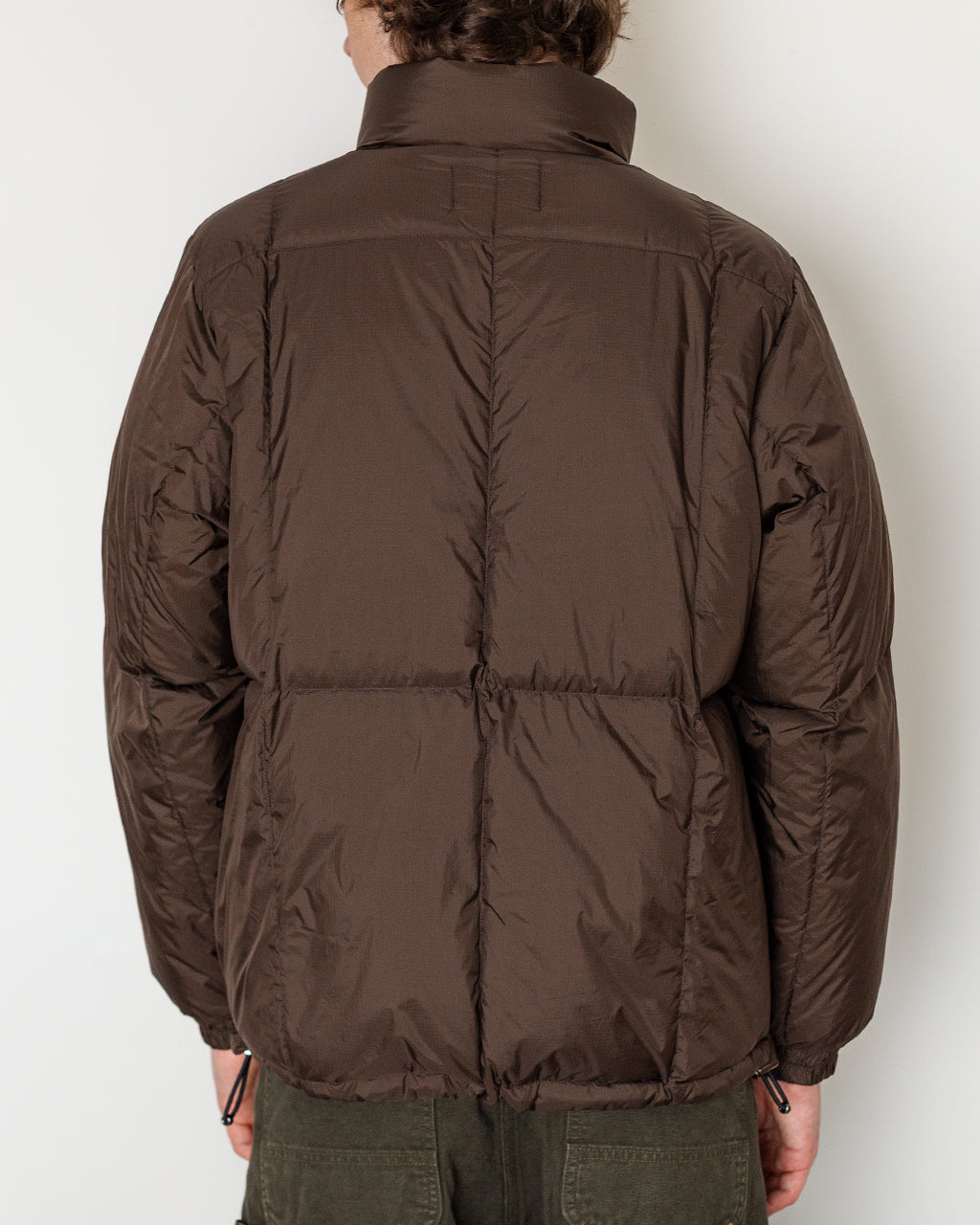 Work Zip Volume Down Jacket - Dark Chocolate