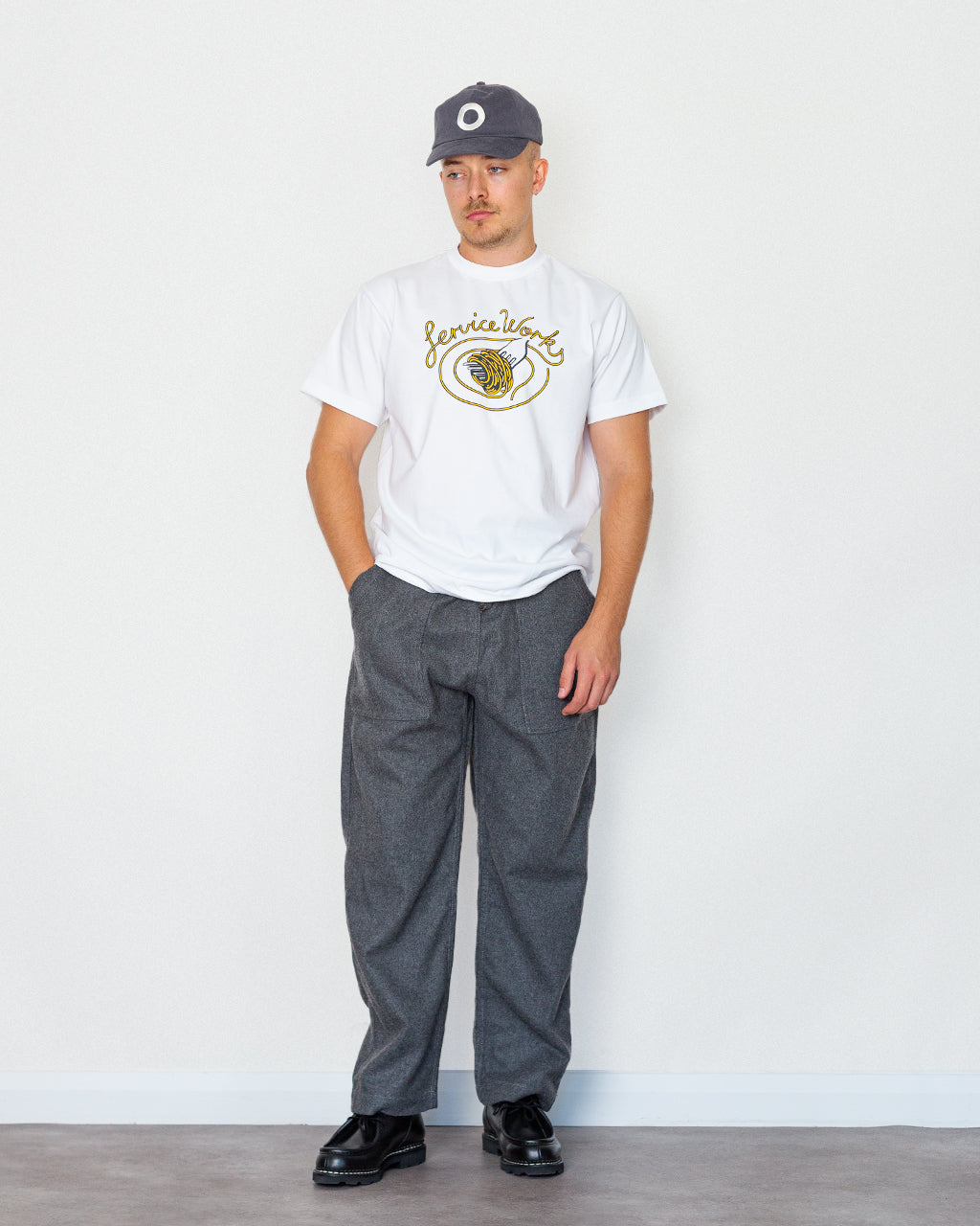 Spaghetti Tee - White