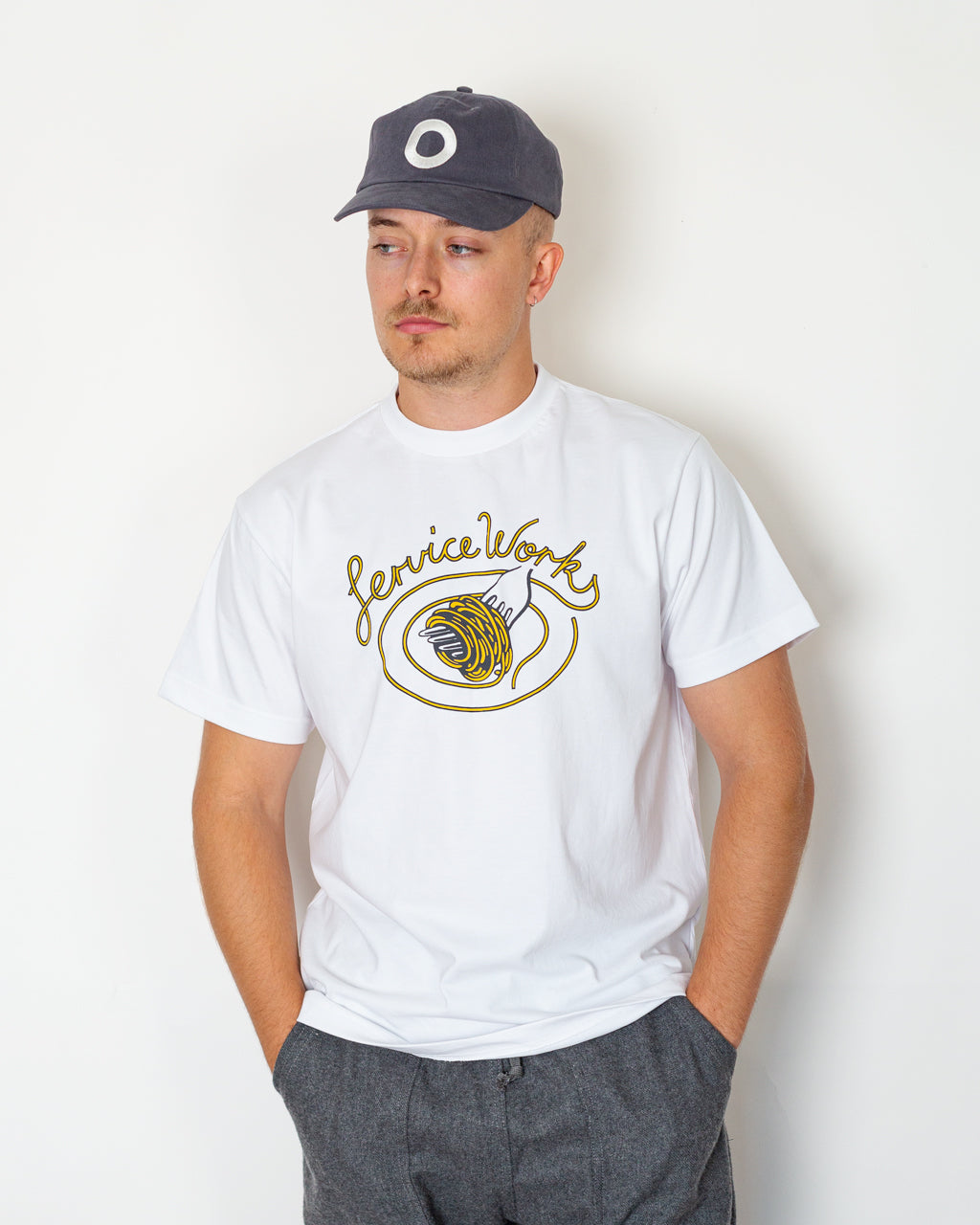 Spaghetti Tee - White