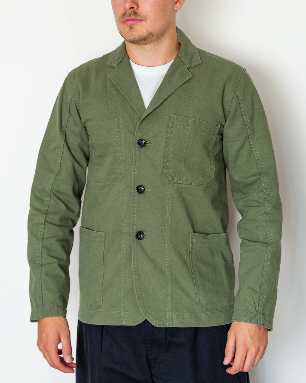 Twill Server Suit Jacket - Olive