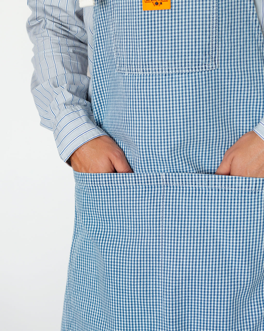 House Gingham Apron - Blue