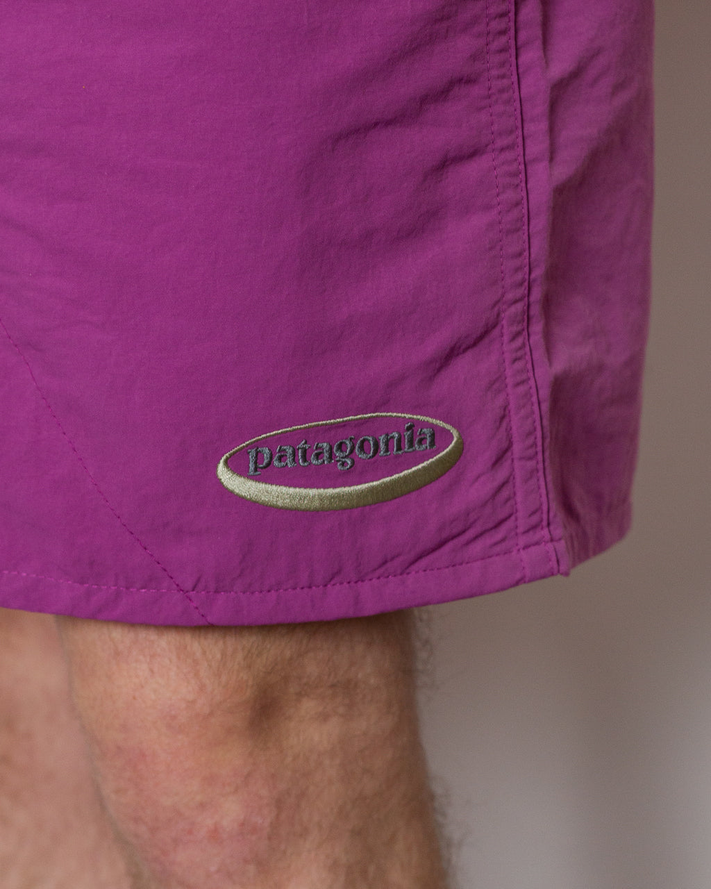 Baggies 5" - Oval Logo Faded Magenta