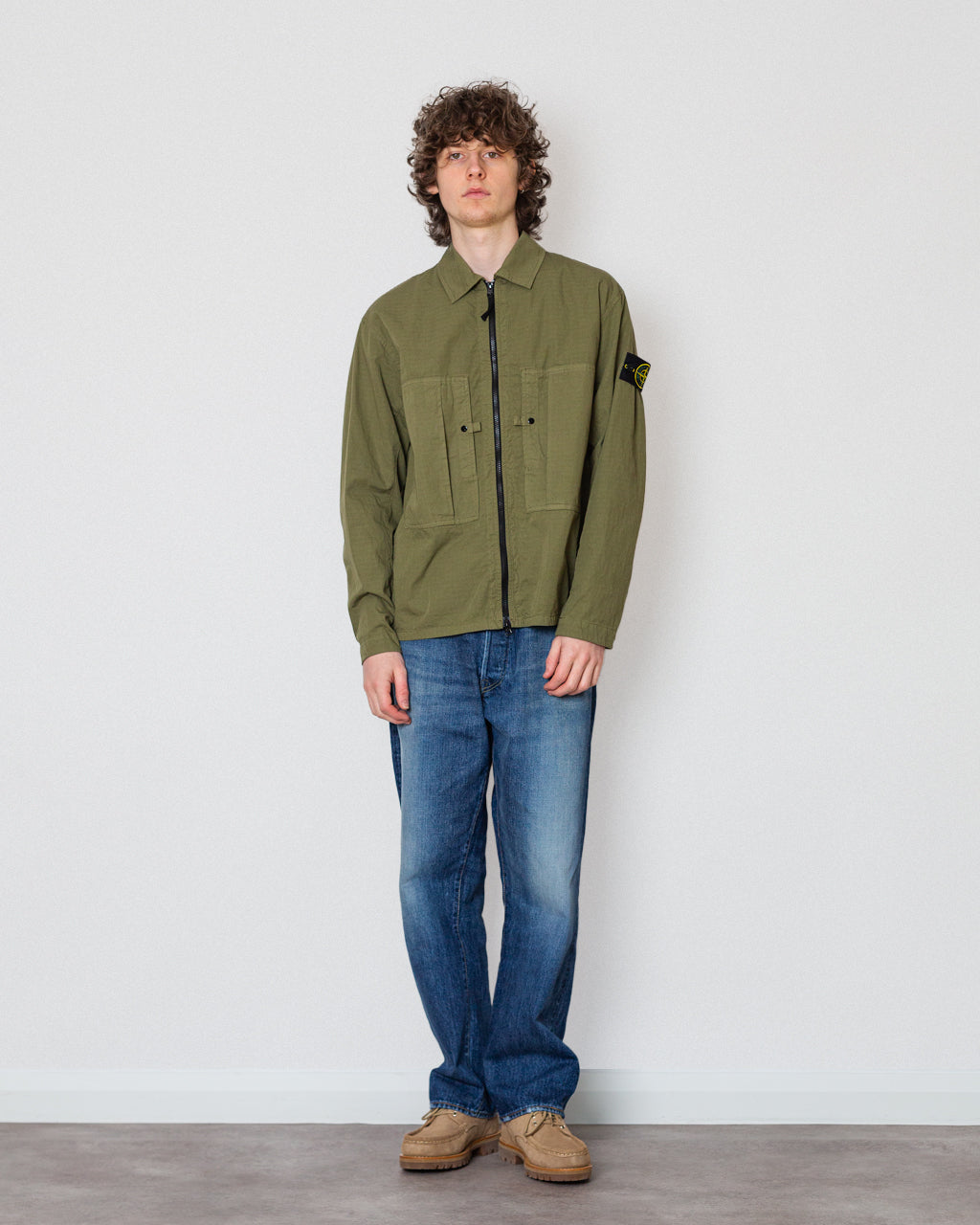 Ripstop Overshirt - V005G Military Green