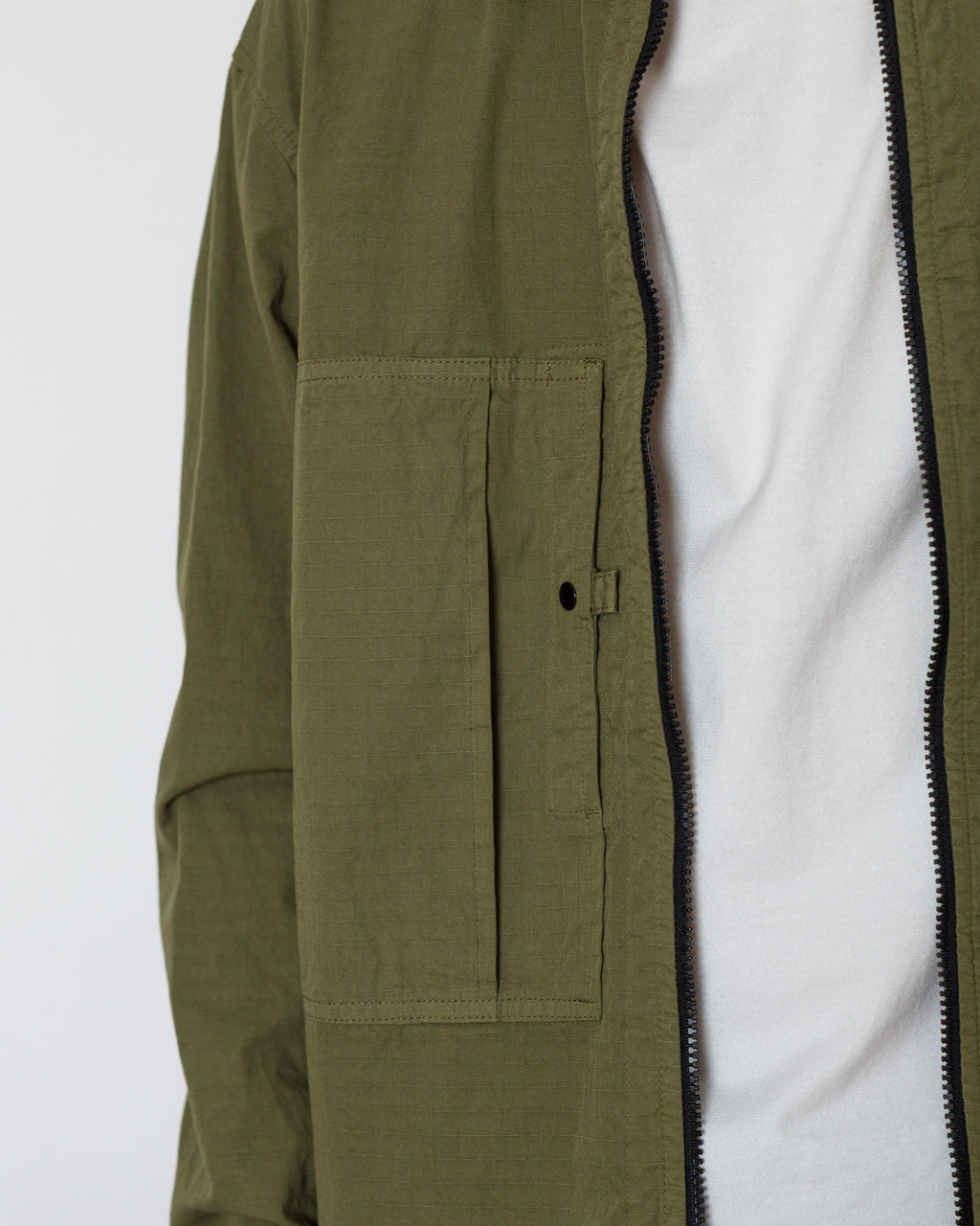 Ripstop Overshirt - V005G Military Green