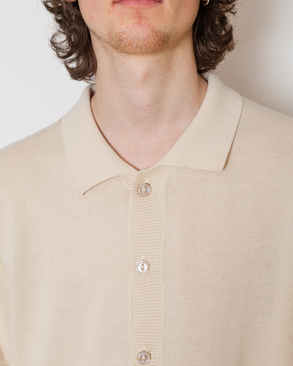 Otto Plain Shirt - Ecru