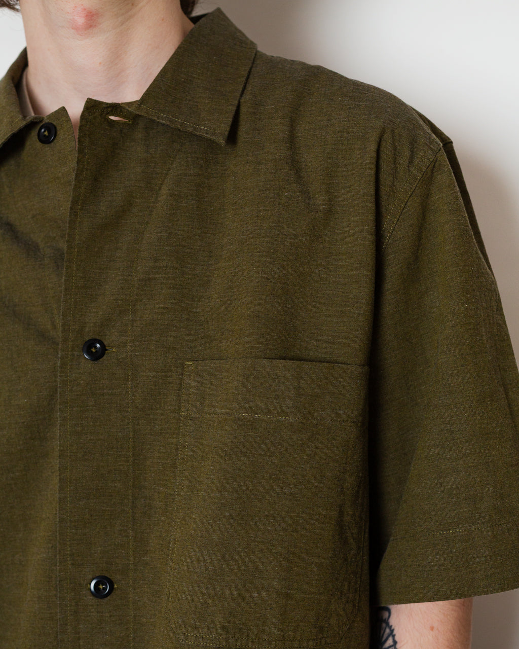 S/S PJ Shirt - Moss