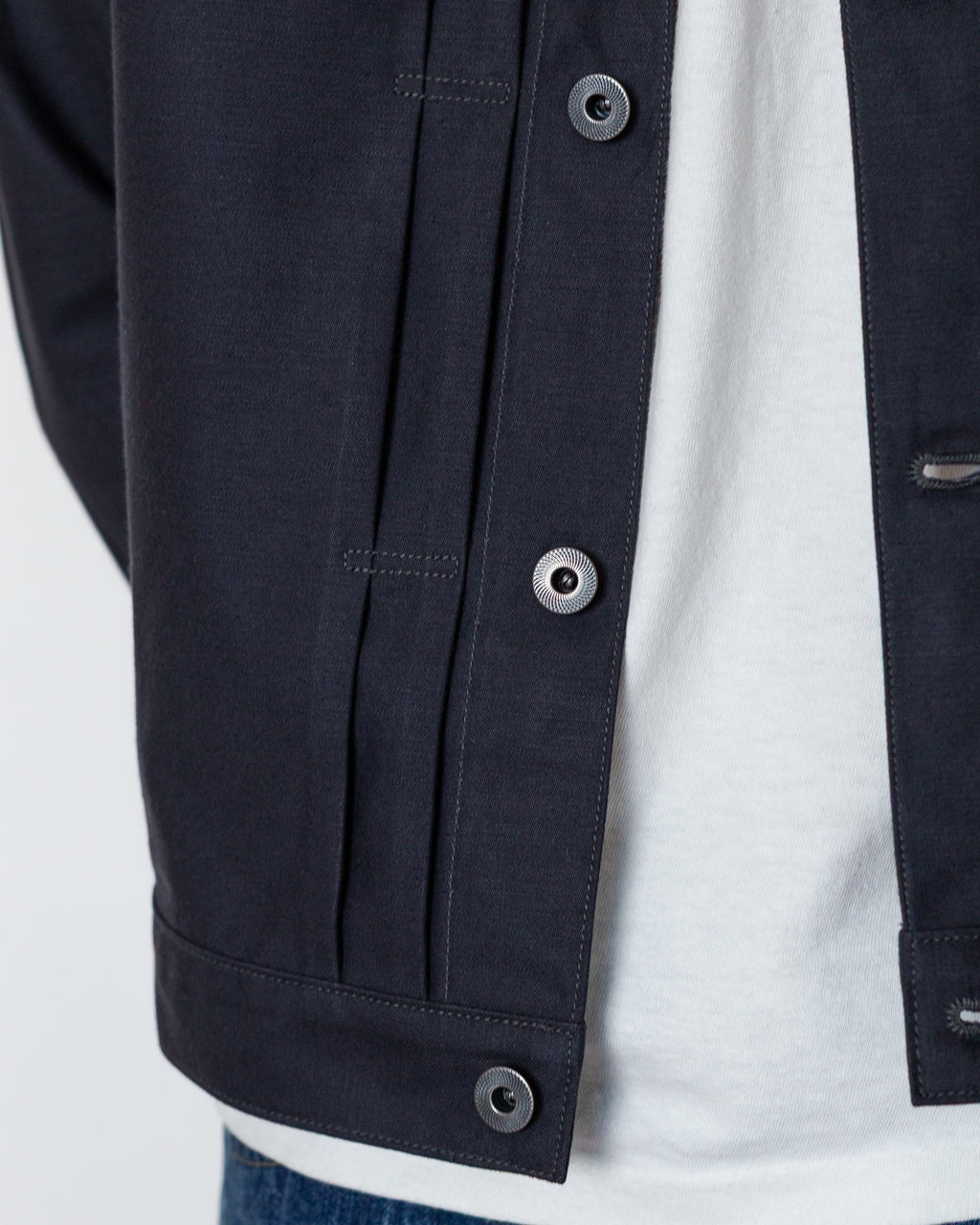 Buckle Backed Jacket - Charcoal