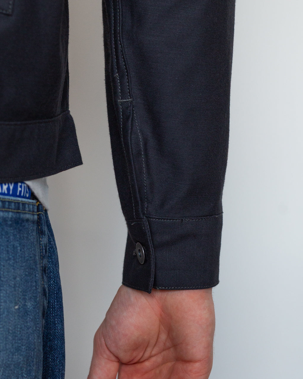 Buckle Backed Jacket - Charcoal