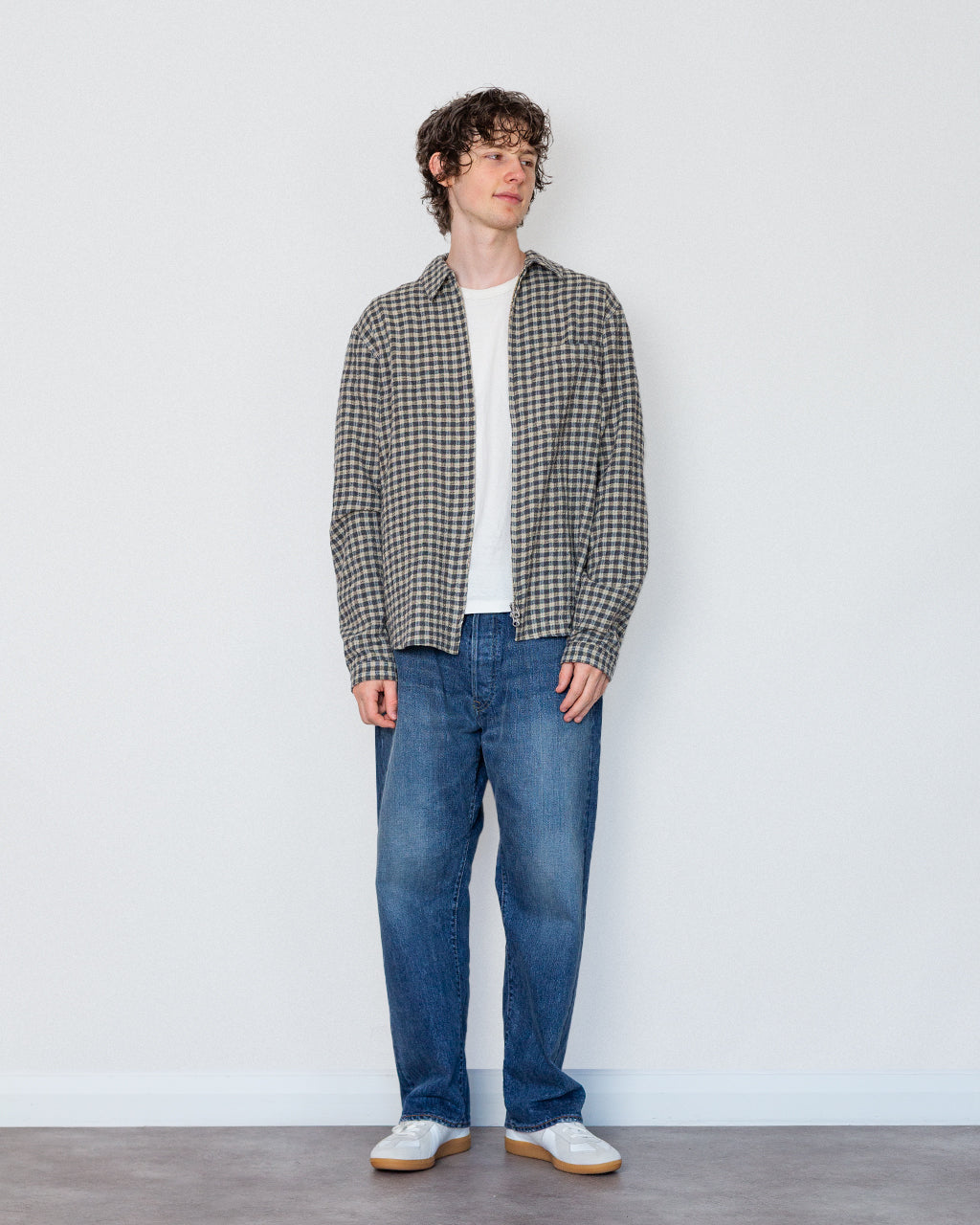 Another Overshirt 1.0 - Blue Ecru Check
