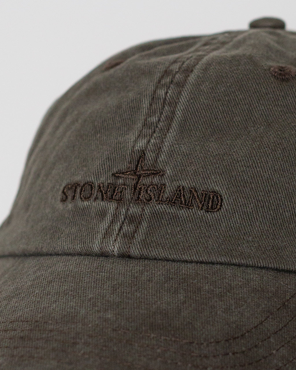 Gabardine Baseball Cap - Military Green V005G