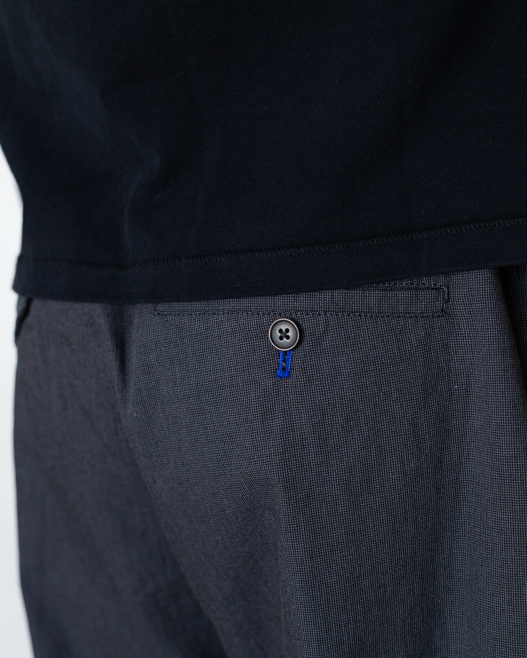 Pleated Track Pant - Charcoal