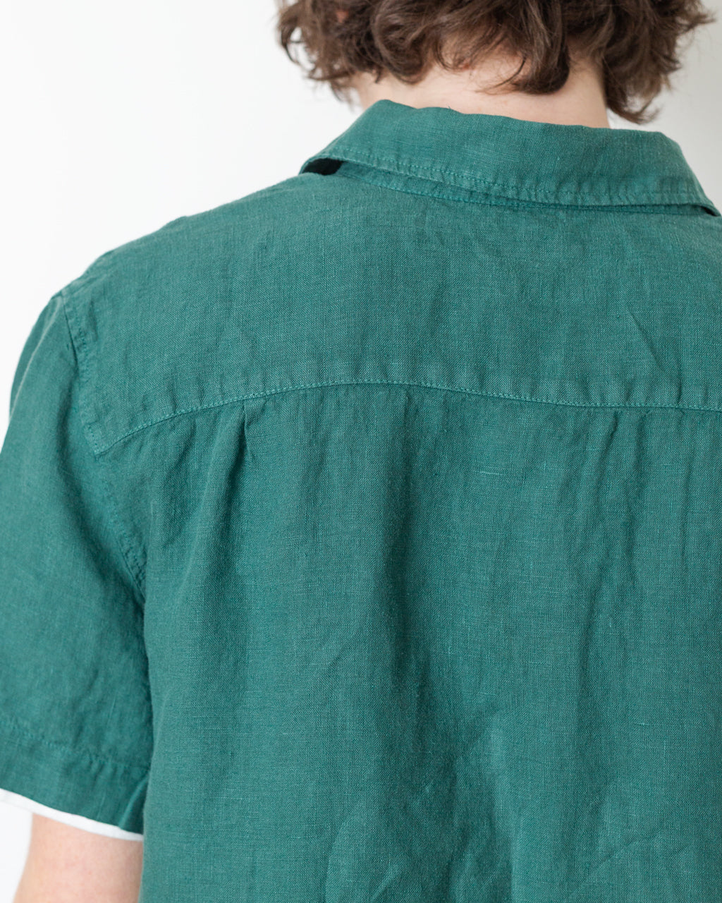 Catamaran Shirt - Dark Ivy Linen