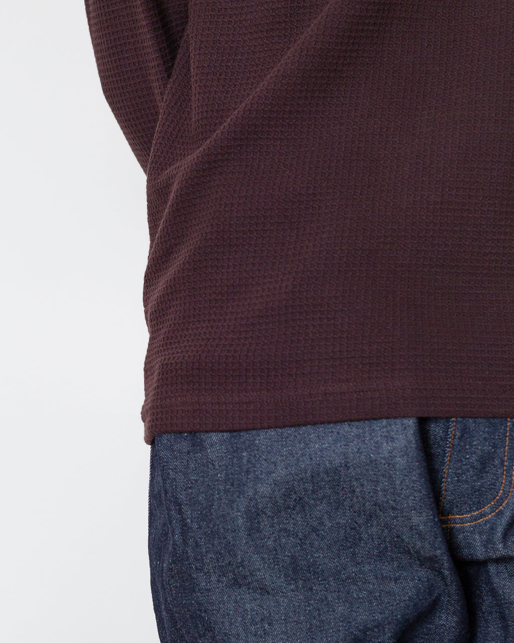 Thermal Waffle LS Tee - Coffee