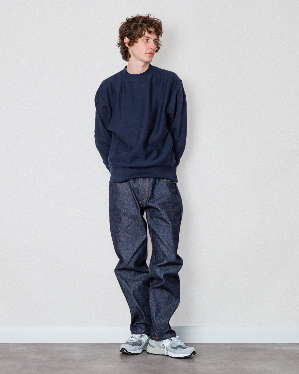 Super Weight Crewneck - Navy