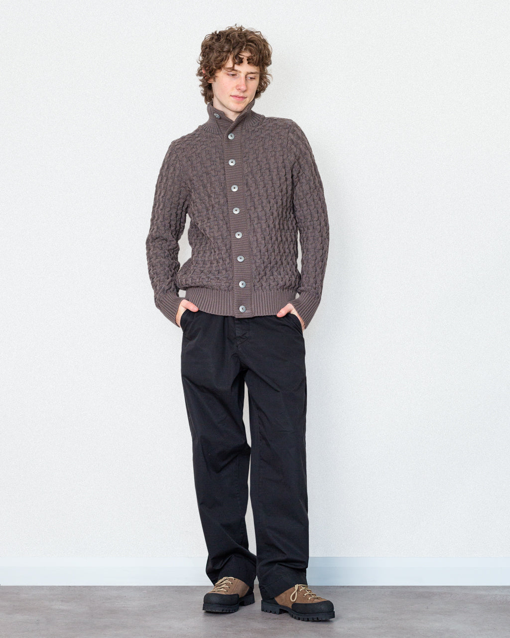 Stark Cardigan - Terra Magma Brown