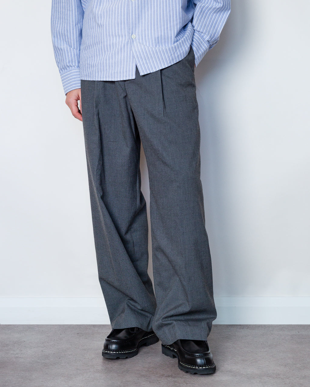 Ravn 263 Trouser - Dark Grey Melange