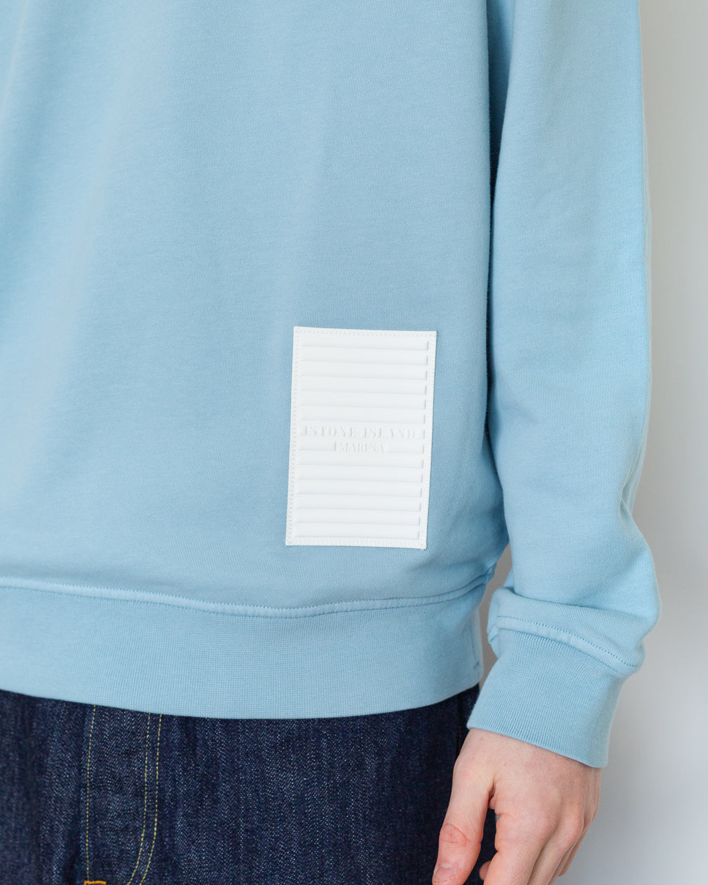 Patch Sweatshirt - V004A Dust Blue